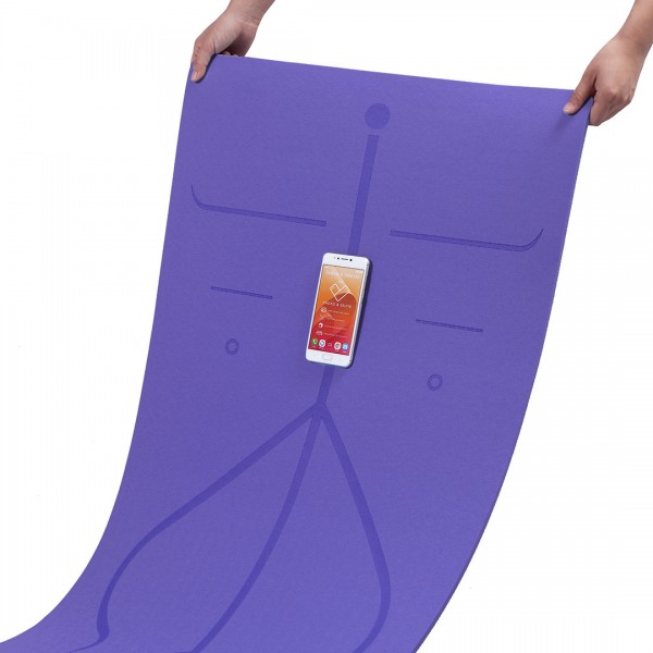 Kono TPE Non-slip Classic Yoga Mat - Purple